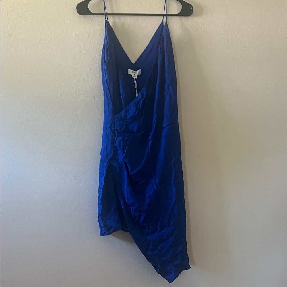 Cushnie Asymmetrical Royal Blue Dress